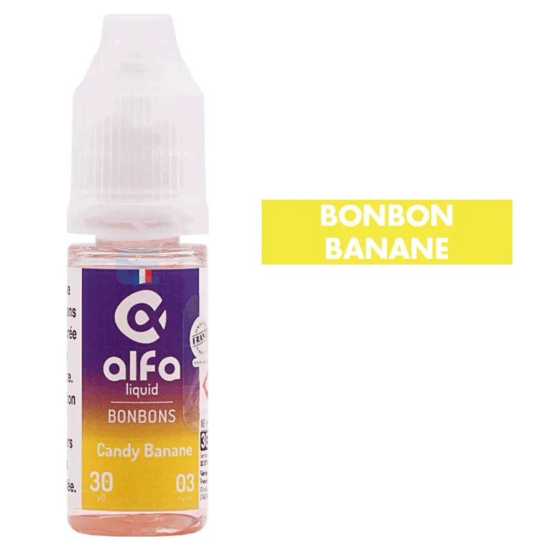 E-liquide Candy Banane (30 VG) 10 mL - Alfaliquid — Alfaliquid - 30VG