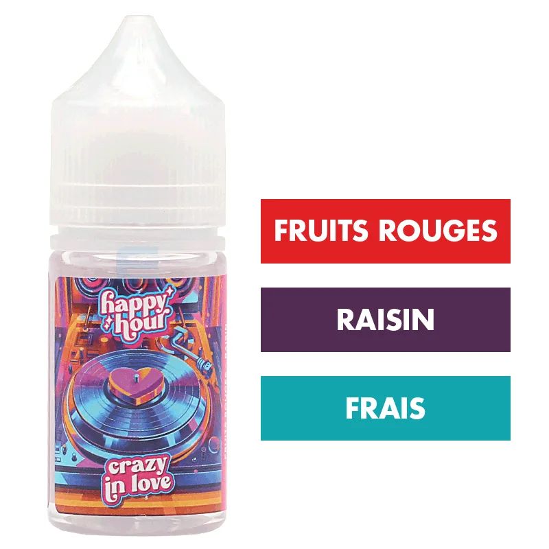 Concentré Crazy in Love 30 mL - Happy Hour — Happy Hour - Arômes DIY