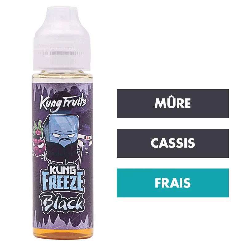 E-liquide Black 50 mL - Kung Freeze — Cloud Vapor - Kung Freeze