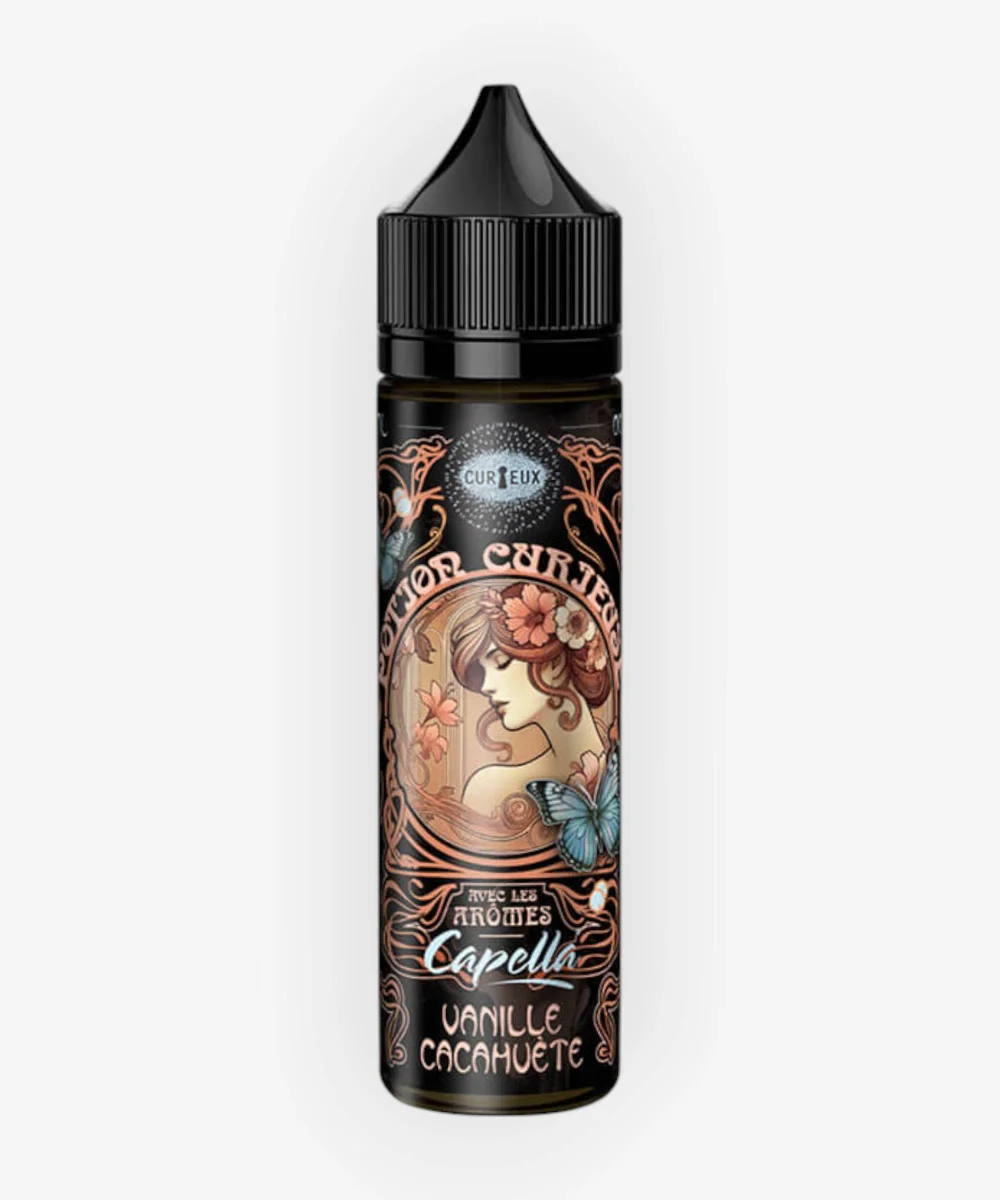 E-liquide Vanille Cacahuète 50 mL - Potion Curieuse Curieux