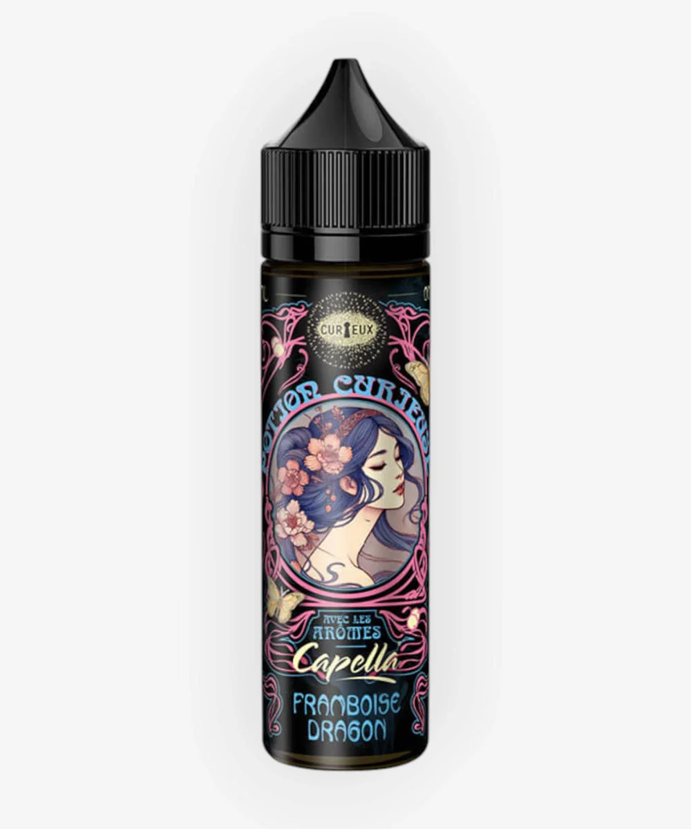 E-liquide Framboise Dragon 50 mL - Potion Curieuse Curieux