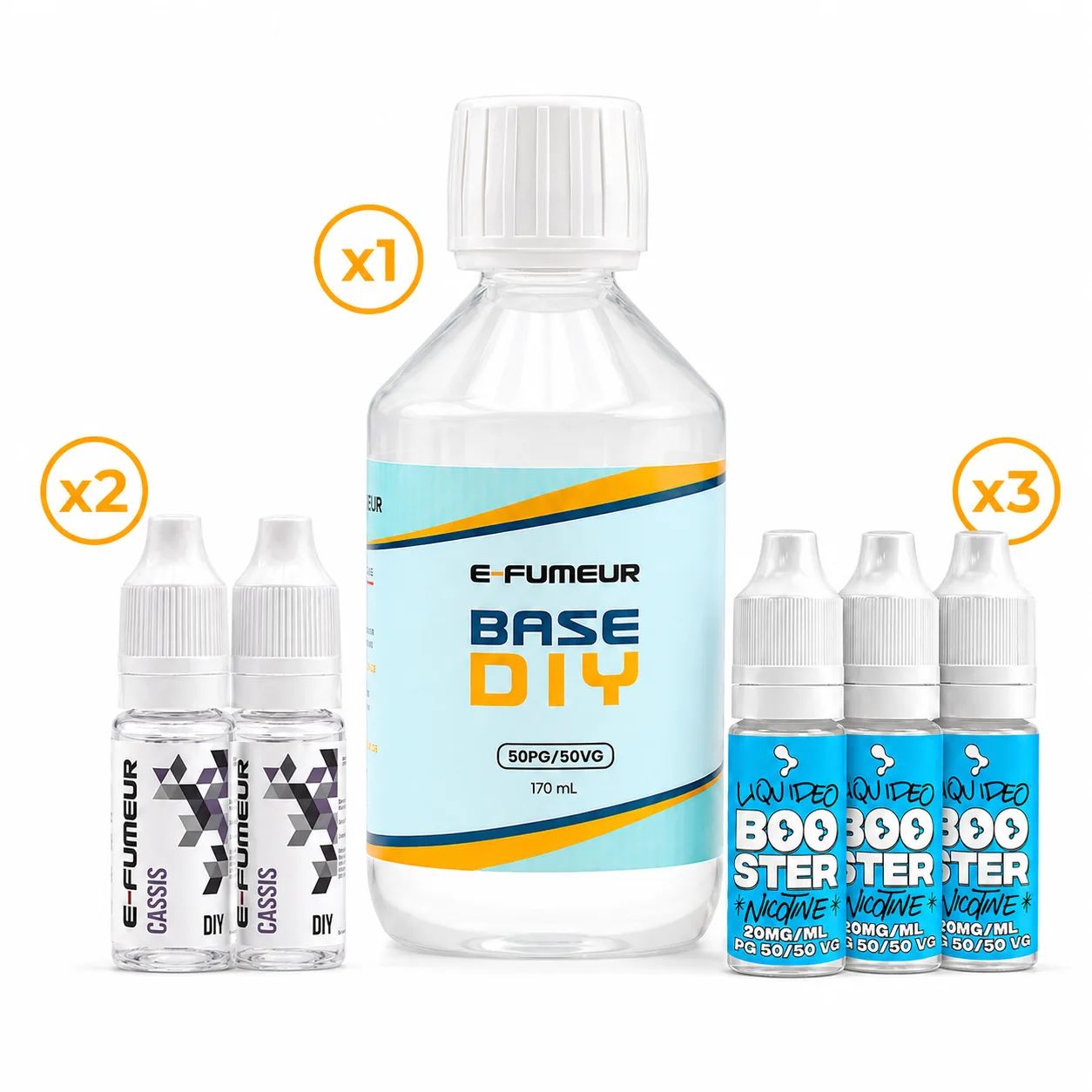 Pack DIY Cassis 220 mL - E-FUMEUR — E-Fumeur - Arômes DIY