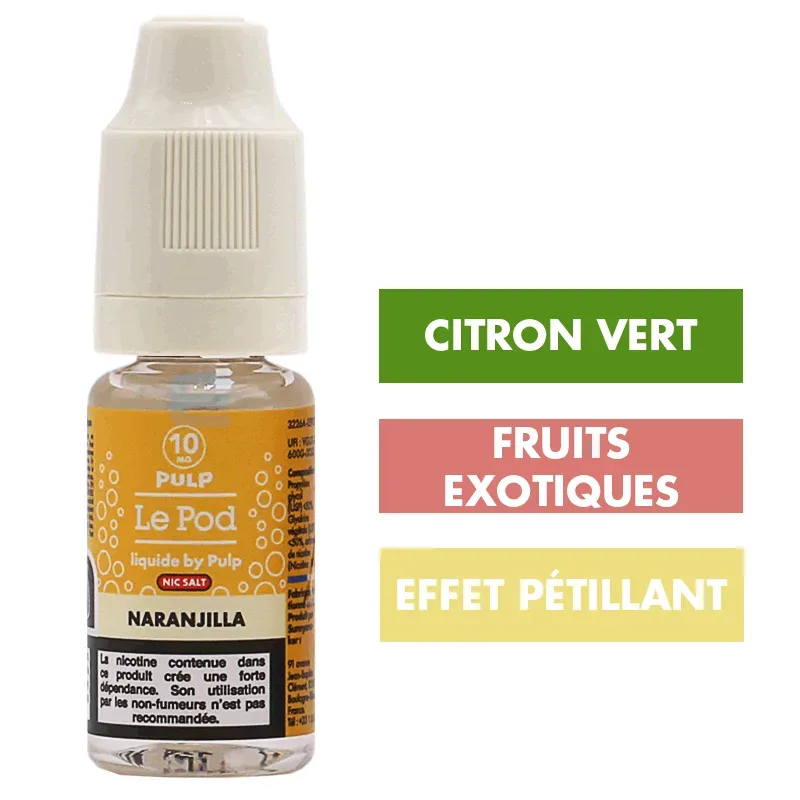 E-liquide Naranjilla Fizz 10 mL - Pulp Le Pod