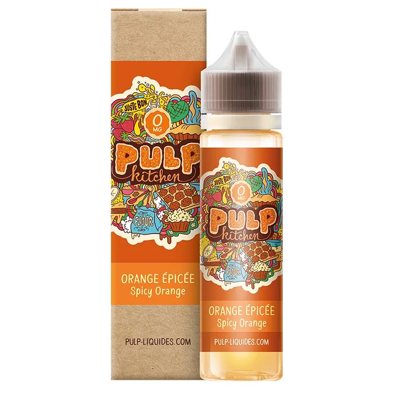 E-liquide Orange Épicée 50 mL - Pulp Kitchen — Pulp - Kitchen