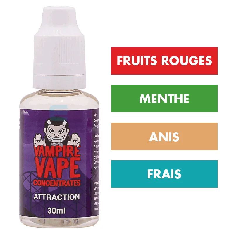 Concentré Attraction 30 mL - Vampire Vape — Vampire Vape - Arômes DIY