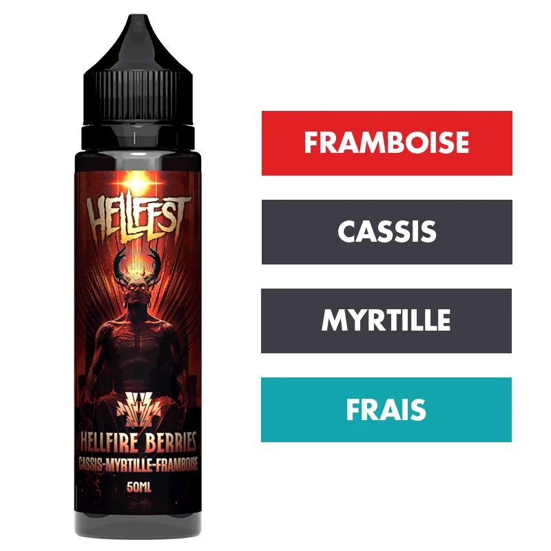 E-liquide Hellfire Berries 50 mL - Hellfest (Cloud Vapor) — Cloud Vapor - Hellfest