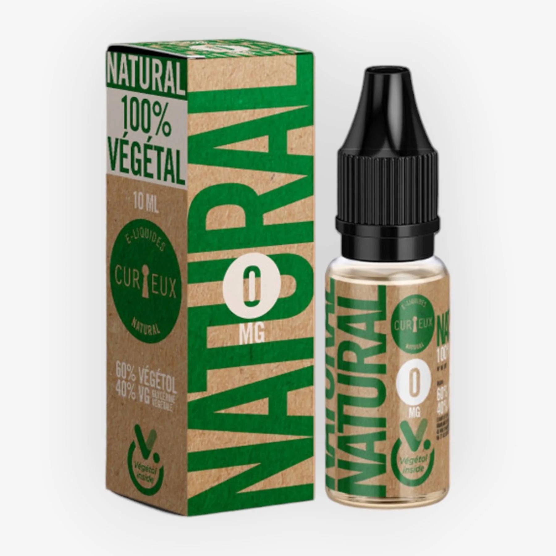E-liquide Natural 100% Vegetal 10 mL - Natural (Curieux) — vue 2