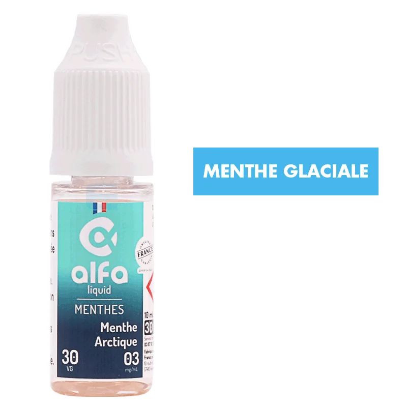 E-liquide Menthe Arctique (30 VG) 10 mL - Alfaliquid — Alfaliquid - 30VG