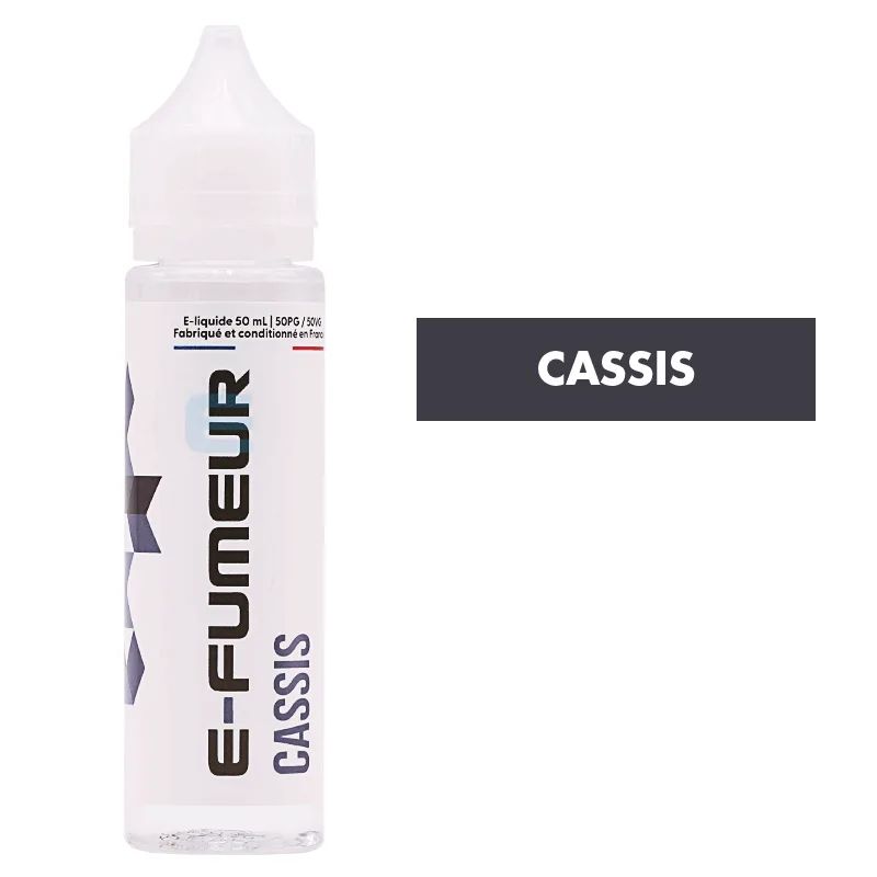 E-liquide Cassis 50 mL - E-FUMEUR — E-Fumeur - E-liquides