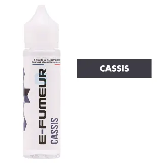 E-liquide Cassis 50 mL - E-FUMEUR — E-Fumeur - E-liquides