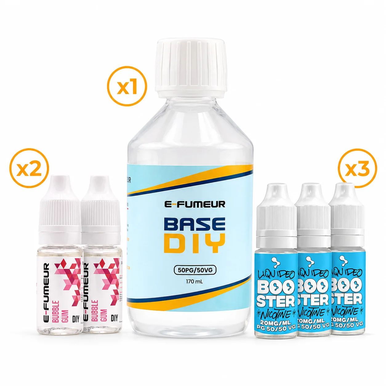 Pack DIY Bubble Gum 220 mL - E-FUMEUR — E-Fumeur - Arômes DIY