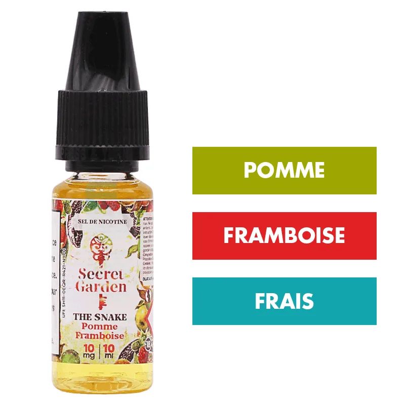 E-liquide The Snake sels de nicotine 10 mL - Secret Garden