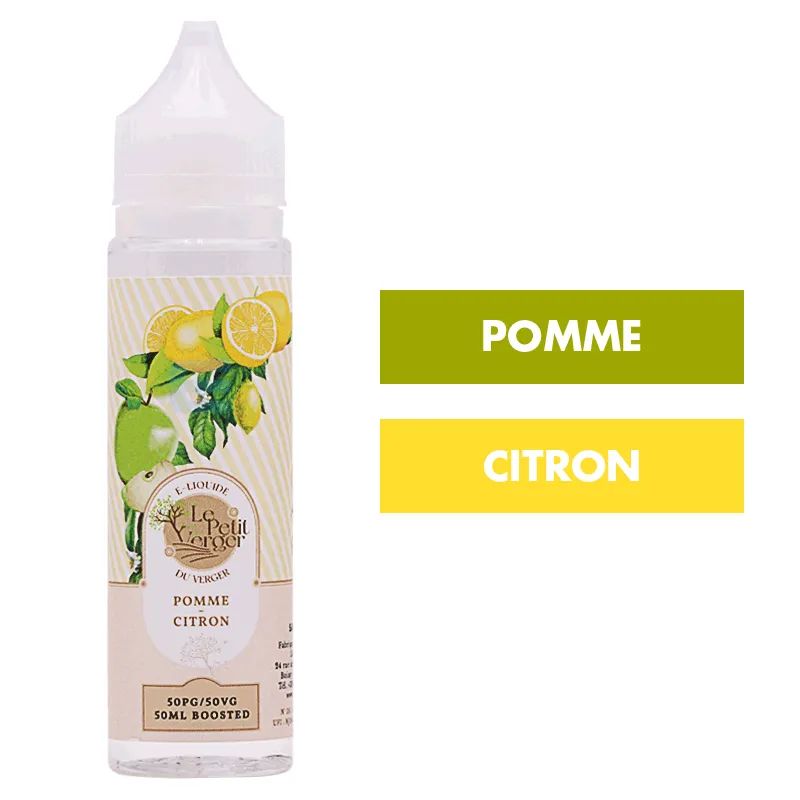 E-liquide Pomme Citron 50 mL - Le Petit Verger — Savourea - Le Petit Verger