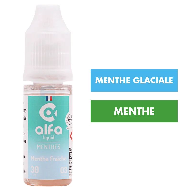 E-liquide Menthe Fraîche (30 VG) 10 mL - Alfaliquid — Alfaliquid - 30VG