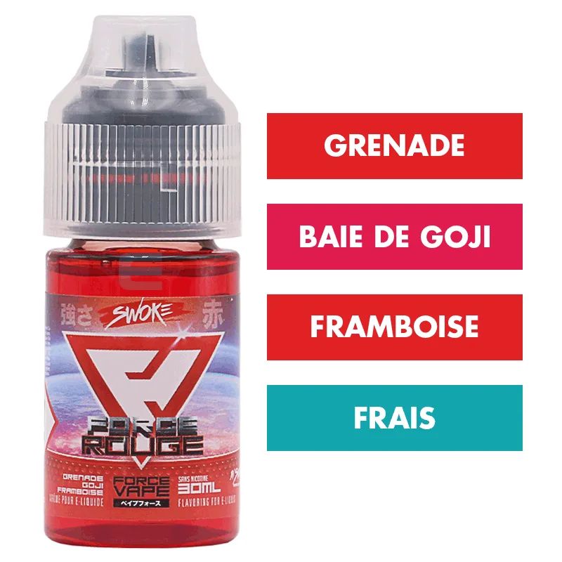 Concentré Force Rouge 30 mL - Force Vape (Swoke) — Swoke - Arômes Force Vape