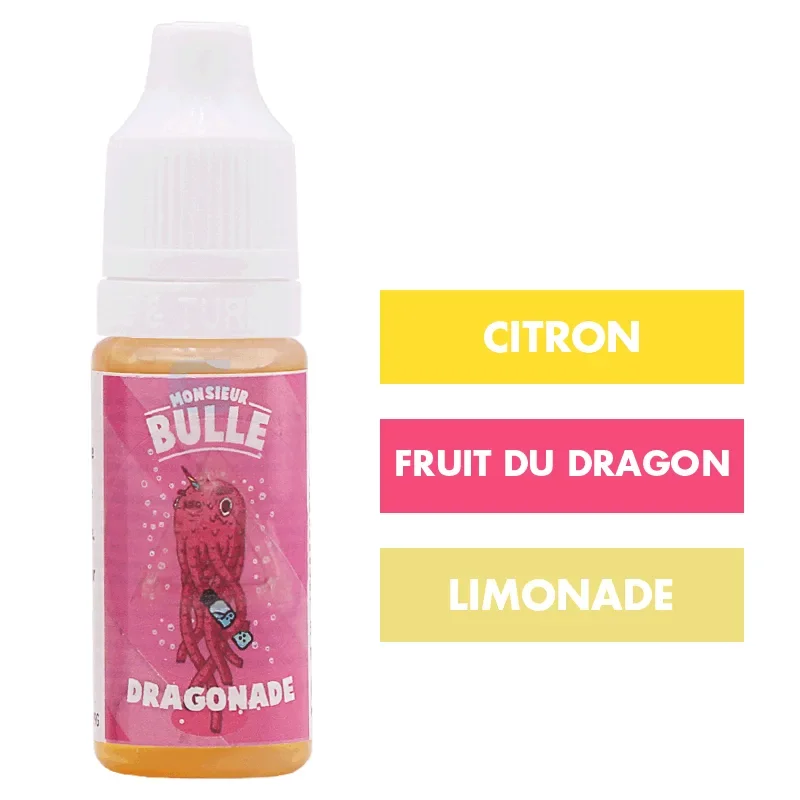 E-liquide Dragonade 10 mL - Monsieur Bulle (Liquideo)