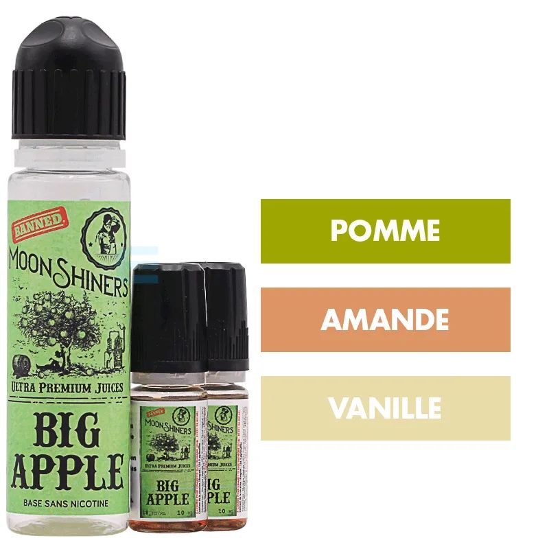 E-liquide Big Apple 60 mL - Moonshiners (Le French Liquide) — vue 2