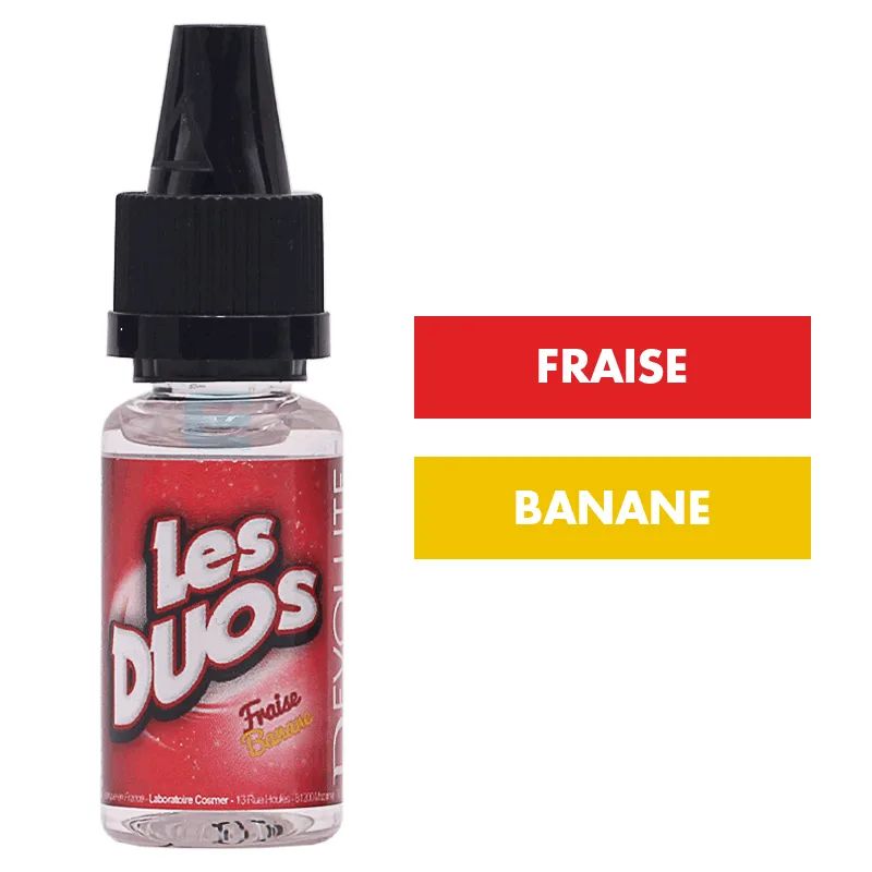 Arôme DIY Fraise/Banane 10 mL - Revolute — Revolute - Les Duos
