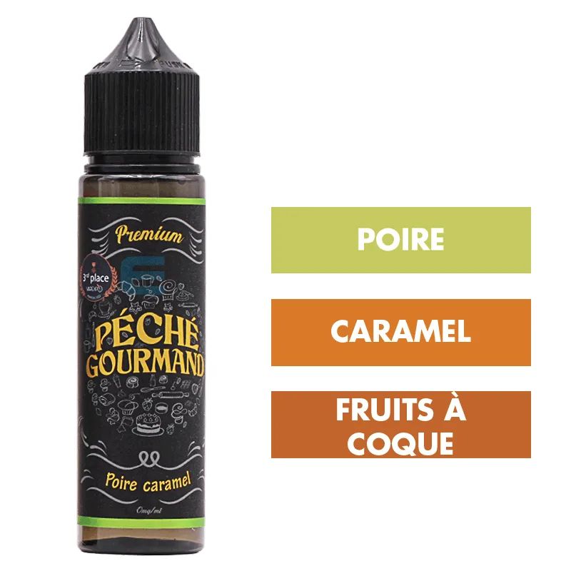 E-liquide Poire Caramel 50 mL - Péché Gourmand (LiquideLab) — LiquideLab - Péché Gourmand