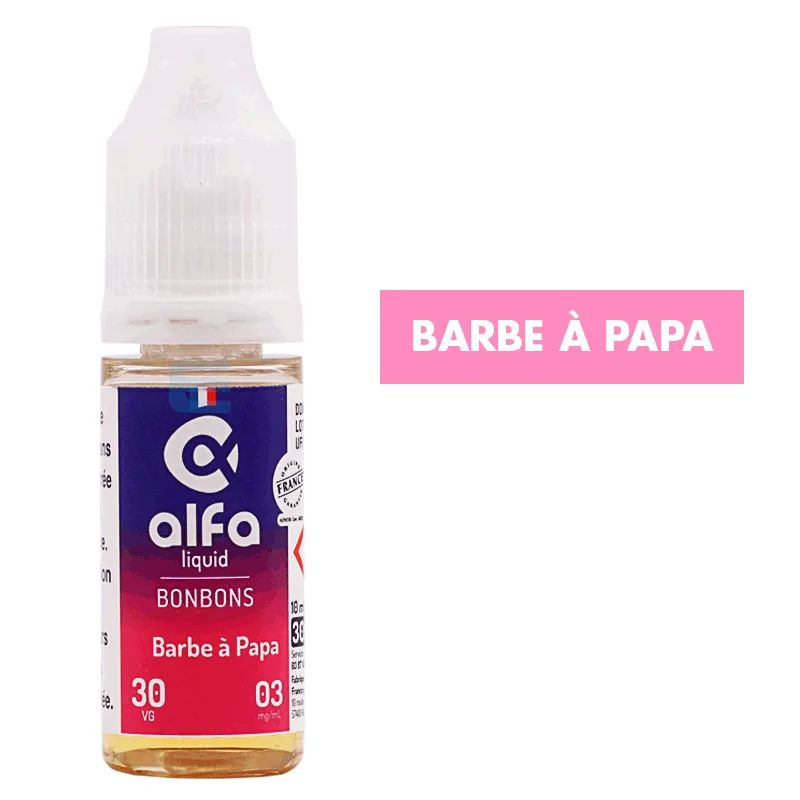 E-liquide Barbe à Papa (30 VG) 10 mL - Alfaliquid — Alfaliquid - 30VG
