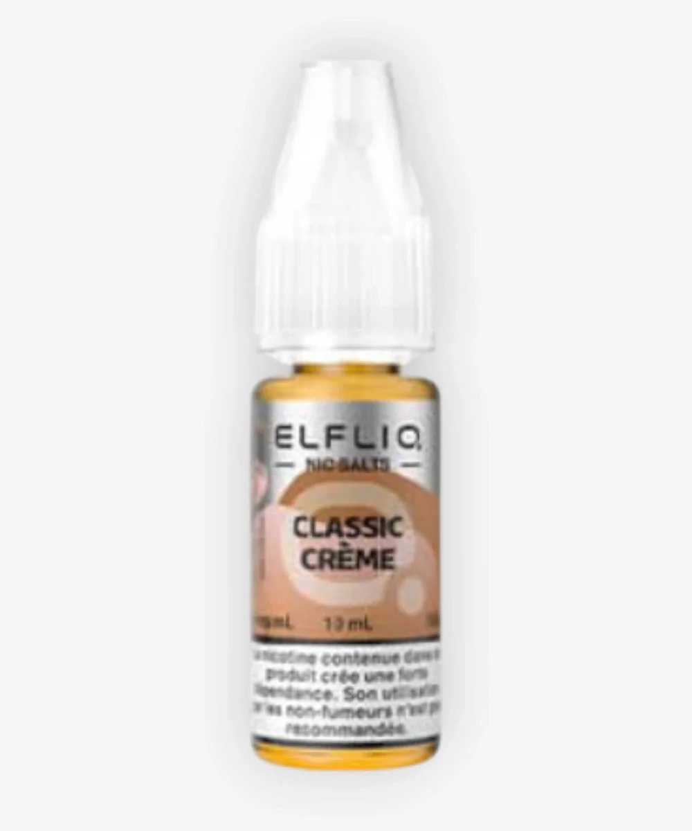 E-liquide Classic Creme Nic Salt 10 mL - Elfliq ElfBar