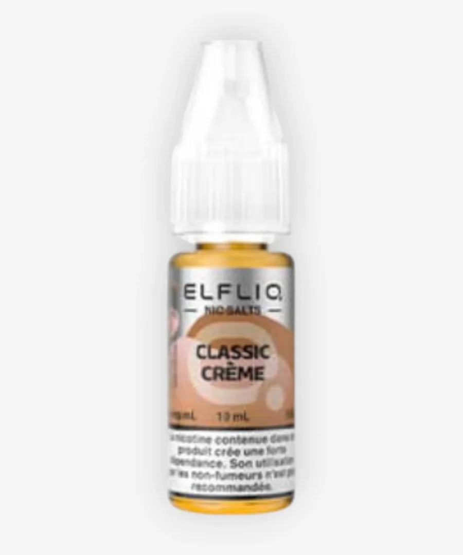 E-liquide Classic Creme Nic Salt 10 mL - Elfliq ElfBar