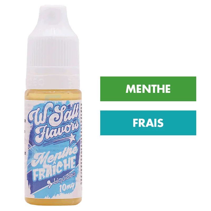 E-liquide Menthe Fraîche 10 mL - Wsalt (Liquideo) — Liquideo - Wsalt