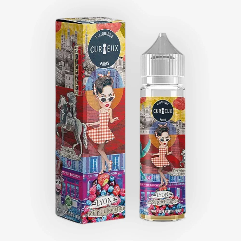 E-liquide Lyon Mon P'Tit Bouchon 50 mL - Hexagone (Curieux)