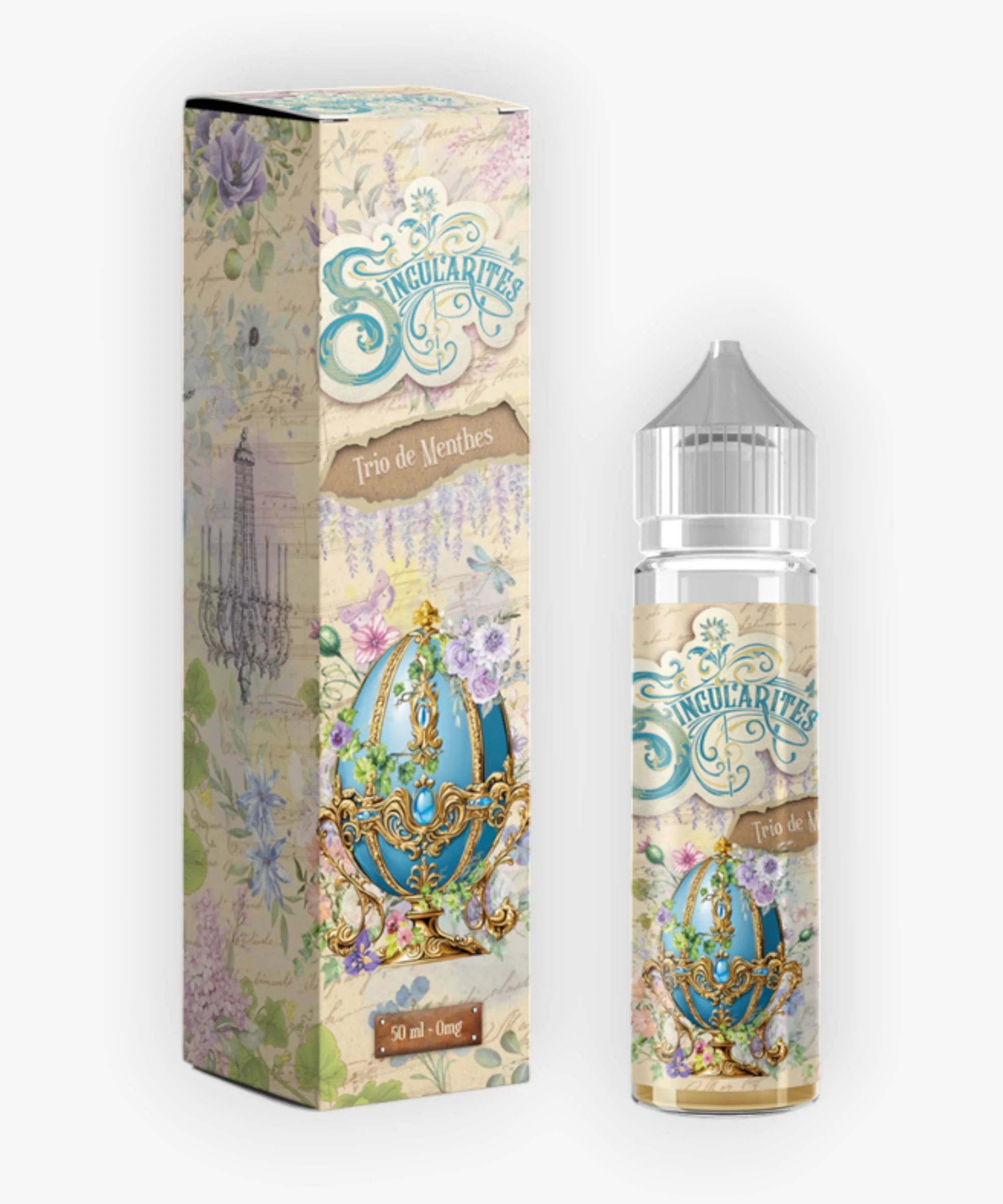 E-liquide Trio De Menthes 50 mL - Singularités