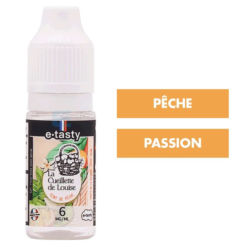 E-liquide Teint de Pêche 10 mL - La Cueillette de Louise (E.Tasty) — E.Tasty - La Cueillette de Louise