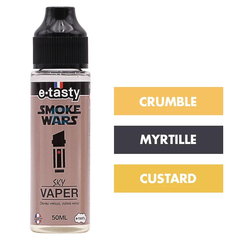 E-liquide Sky Vaper 50 mL - Smoke Wars (E.Tasty) — E.Tasty - Smoke Wars