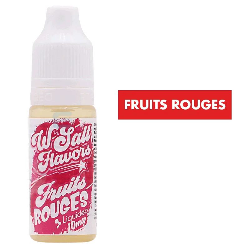 E-liquide Fruits Rouges 10 mL - Wsalt (Liquideo) — Liquideo - Wsalt