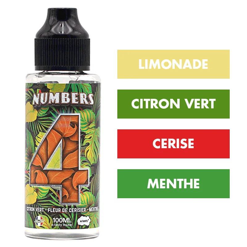E-liquide Numbers 4 100 mL - Numbers (E.Tasty) — E.Tasty - Numbers
