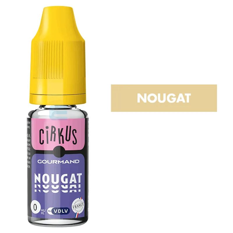 E-liquide Nougat 10 mL - CirKus (VDLV) — VDLV - Cirkus