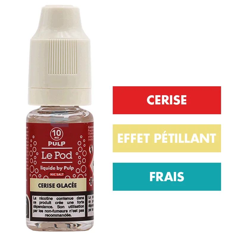 E-liquide Cerise Glacée Fizz 10 mL - Pulp Le Pod — Pulp - Le Pod Fizz