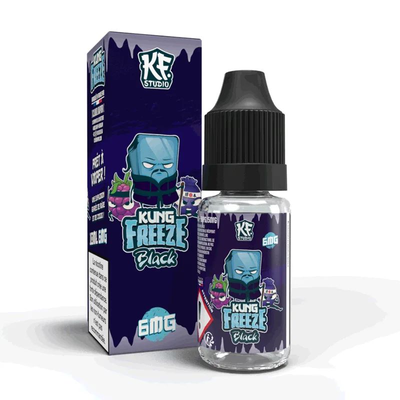 E-liquide Black 10 mL - Kung Freeze — Cloud Vapor - Kung Freeze