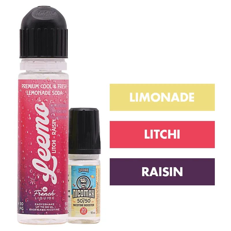 E-liquide Litchi Raisin 60 mL - Leemo (Le French Liquide) — Le French Liquide - Leemo