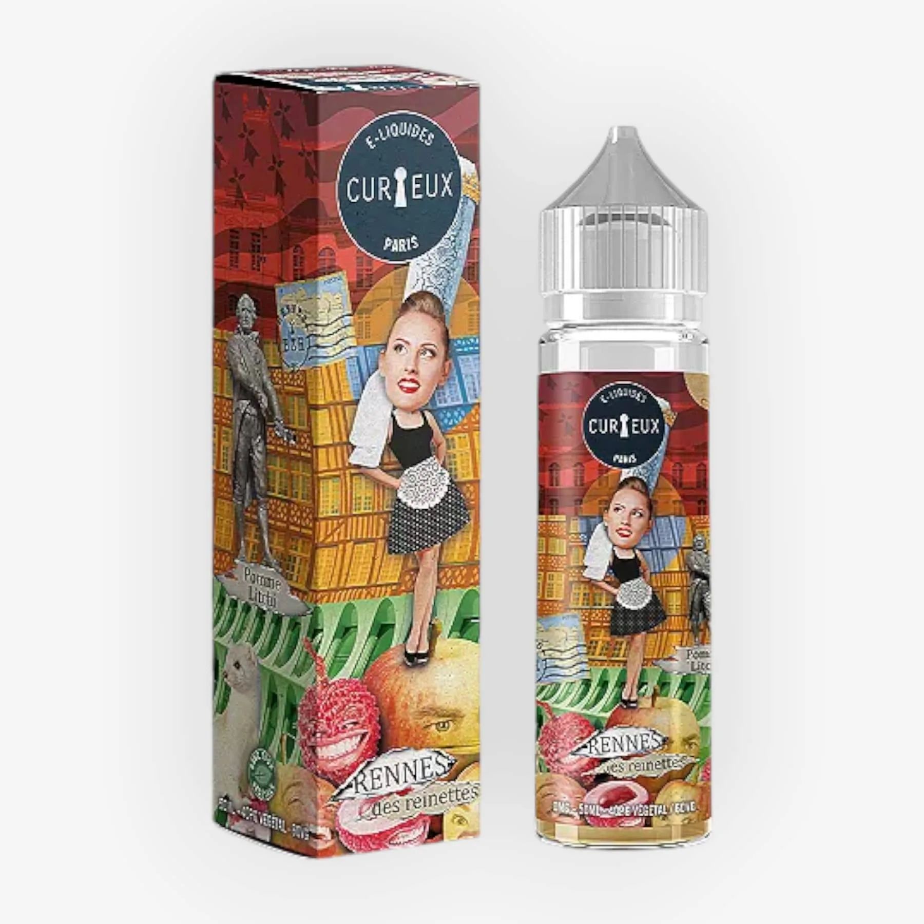 E-liquide Rennes Des Reinettes 50 mL - Hexagone (Curieux) — Curieux - Edition Hexagone