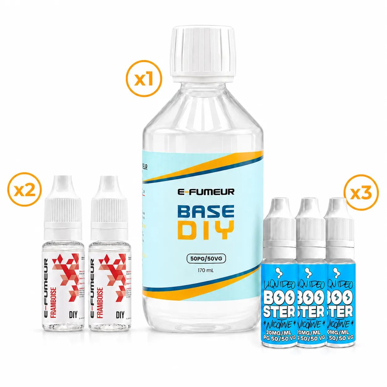 Pack DIY Framboise 220 mL - E-FUMEUR — E-Fumeur - Arômes DIY