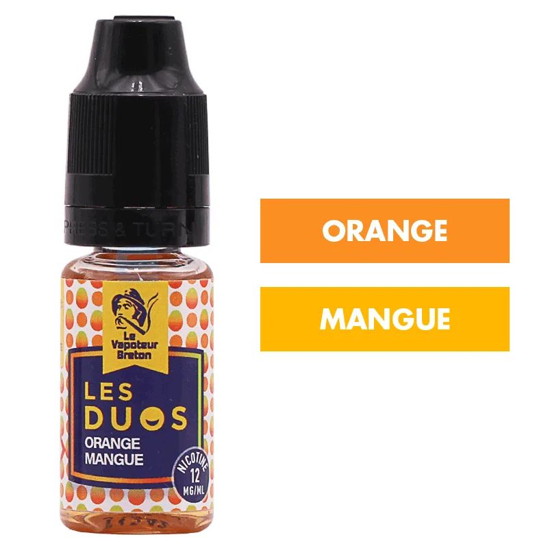 E-liquide Orange Mangue 10 mL - Le Vapoteur Breton — Le Vapoteur Breton - Les Duos