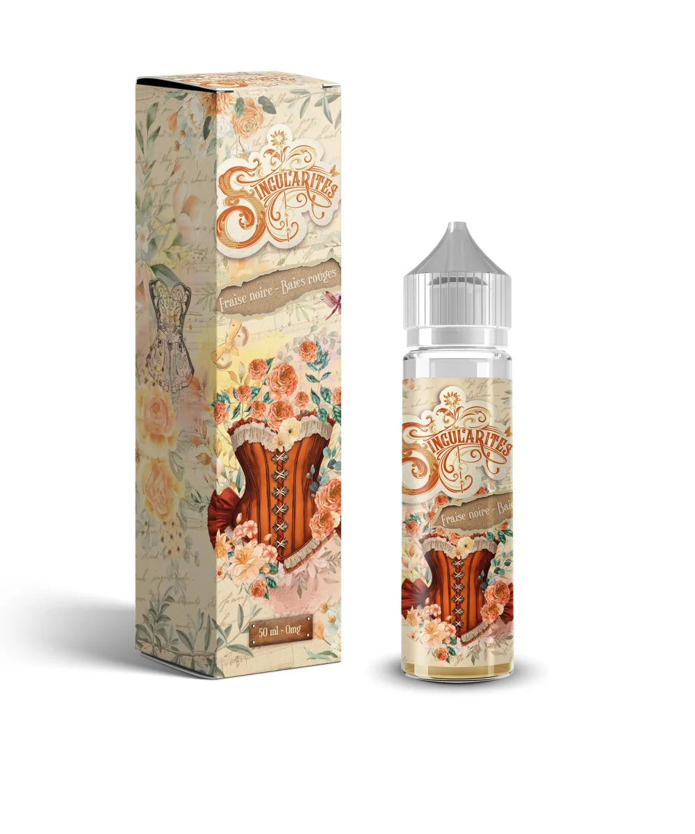 E-liquide Fraise Noire Baies Rouges 50 mL - Singularités