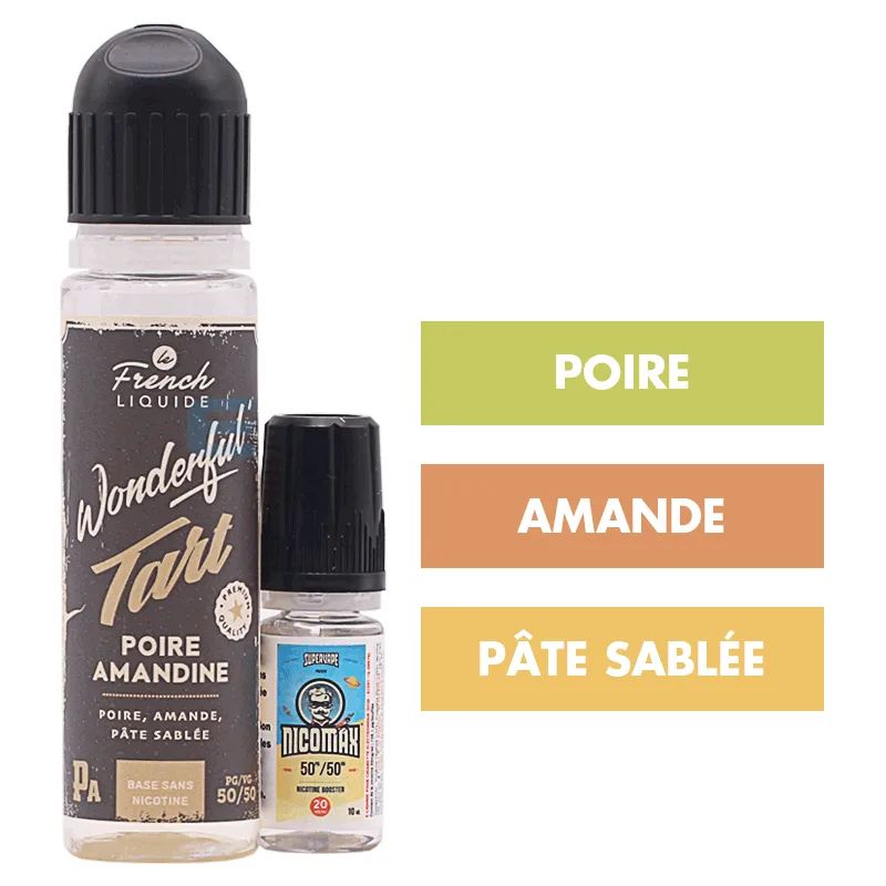 E-liquide Poire Amandine 60 mL - Wonderful Tart (Le French Liquide) — Le French Liquide - Wonderful Tart