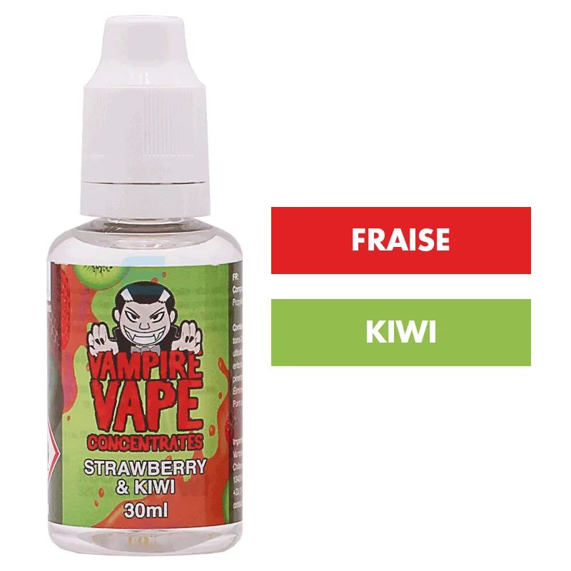 Concentré Strawberry & Kiwi 30 mL - Vampire Vape — Vampire Vape - Arômes DIY