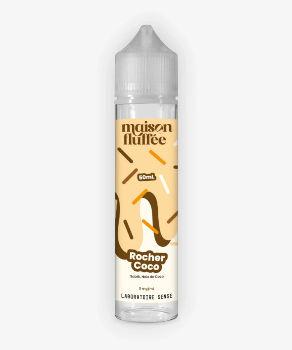 E-liquide Rocher Coco 50 mL - Maison Fluffée