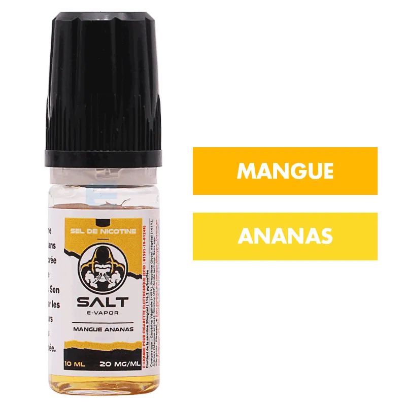 E-liquide Mangue Ananas 10 mL - Salt E-Vapor (Le French Liquide) — Le French Liquide - Salt E-Vapor