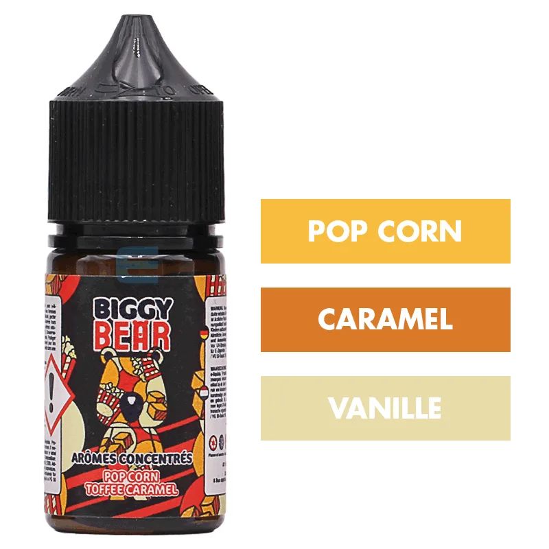 Concentré Pop Corn Toffee Caramel 30 mL - Biggy Bear — Biggy Bear - Arômes DIY
