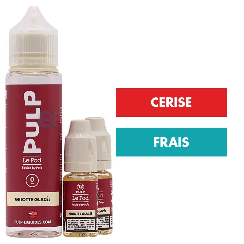 E-liquide Griotte Glacée 60 mL - Pulp Le Pod — vue 2