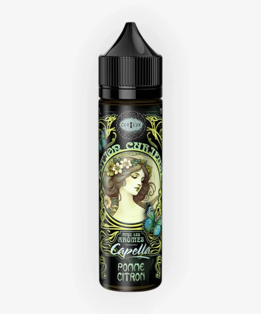 E-liquide Pomme Citron 50 mL - Potion Curieuse Curieux