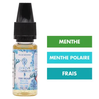 E-liquide The Bear sels de nicotine 10 mL - Secret Garden
