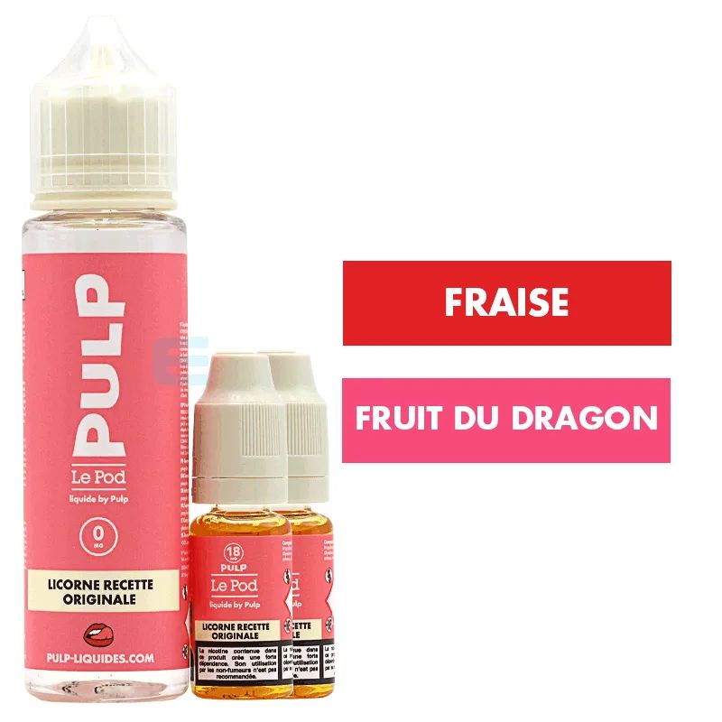 E-liquide Licorne Recette Originale 60 mL - Pulp Le Pod — vue 2